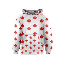 Maple Leaf Canada Emblem Country Kids  Pullover Hoodie by Mariart