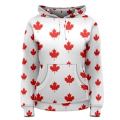 Maple Leaf Canada Emblem Country Women s Pullover Hoodie by Mariart