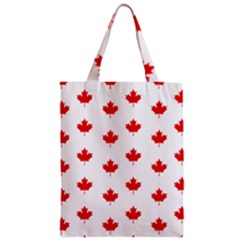 Maple Leaf Canada Emblem Country Zipper Classic Tote Bag by Mariart