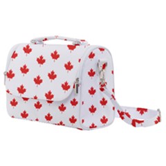 Maple Leaf Canada Emblem Country Satchel Shoulder Bag