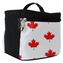 Maple Leaf Canada Emblem Country Make Up Travel Bag (small) by Mariart