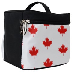 Maple Leaf Canada Emblem Country Make Up Travel Bag (big)