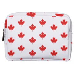 Maple Leaf Canada Emblem Country Make Up Pouch (medium) by Mariart