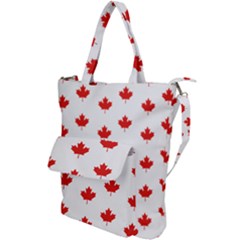 Maple Leaf Canada Emblem Country Shoulder Tote Bag by Mariart