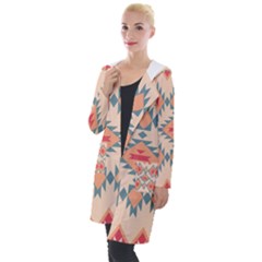 Tribal Signs 2         Hooded Pocket Cardigan