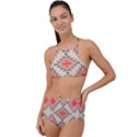 Tribal signs 2         High Waist Tankini Set View1