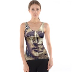 Creepy Photo Collage Artwork Tank Top by dflcprintsclothing