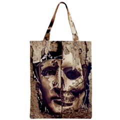 Creepy Photo Collage Artwork Zipper Classic Tote Bag by dflcprintsclothing