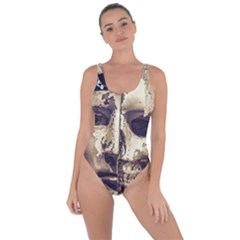 Creepy Photo Collage Artwork Bring Sexy Back Swimsuit by dflcprintsclothing