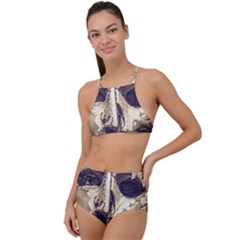 Creepy Photo Collage Artwork High Waist Tankini Set by dflcprintsclothing