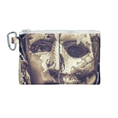 Creepy Photo Collage Artwork Canvas Cosmetic Bag (medium) by dflcprintsclothing