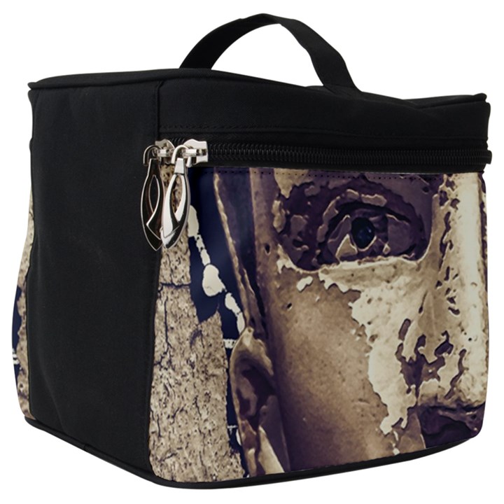 Creepy Photo Collage Artwork Make Up Travel Bag (Big)