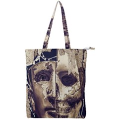 Creepy Photo Collage Artwork Double Zip Up Tote Bag by dflcprintsclothing