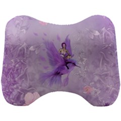 Fairy With Fantasy Bird Head Support Cushion by FantasyWorld7