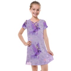 Fairy With Fantasy Bird Kids  Cross Web Dress by FantasyWorld7