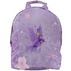 Fairy With Fantasy Bird Mini Full Print Backpack by FantasyWorld7