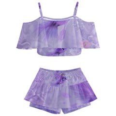 Fairy With Fantasy Bird Kids  Off Shoulder Skirt Bikini by FantasyWorld7