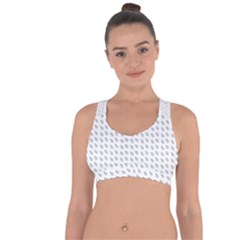 Leaves Plot Background Cross String Back Sports Bra by Mariart