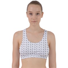 Leaves Plot Background Back Weave Sports Bra by Mariart