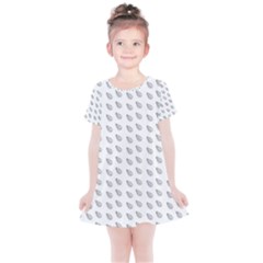 Leaves Plot Background Kids  Simple Cotton Dress