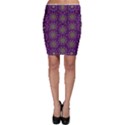 Ornate Heavy Metal Stars In Decorative Bloom Bodycon Skirt View1