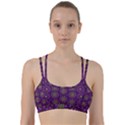 Ornate Heavy Metal Stars In Decorative Bloom Line Them Up Sports Bra View1