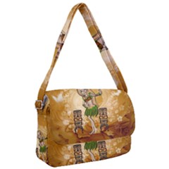 Cute Littel Island Girl Courier Bag by FantasyWorld7