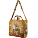 Cute Littel Island Girl Square Shoulder Tote Bag View1