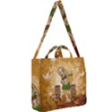 Cute Littel Island Girl Square Shoulder Tote Bag View2