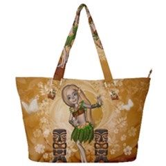 Cute Littel Island Girl Full Print Shoulder Bag by FantasyWorld7