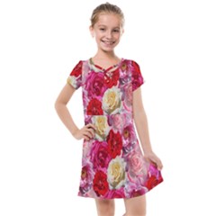 Bed Of Roses Kids  Cross Web Dress by retrotoomoderndesigns