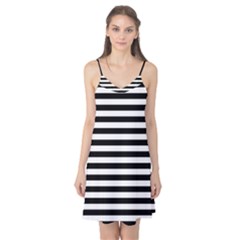 Black Stripes Camis Nightgown