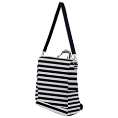 Black Stripes Crossbody Backpack