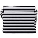 Black Stripes Buckle Messenger Bag View3