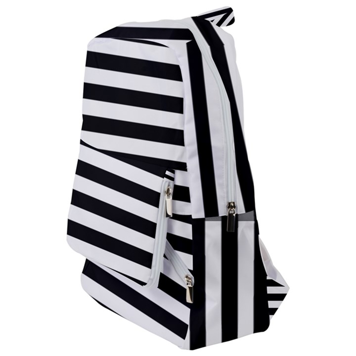 Black Stripes Travelers  Backpack