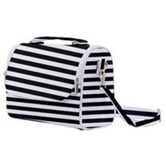 Black Stripes Satchel Shoulder Bag