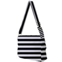 Black Stripes Full Print Messenger Bag View2