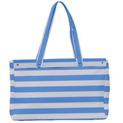 Blue Stripes Canvas Work Bag