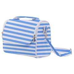 Blue Stripes Satchel Shoulder Bag