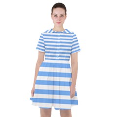 Blue Stripes Sailor Dress