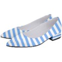 Blue Stripes Women s Low Heels View2