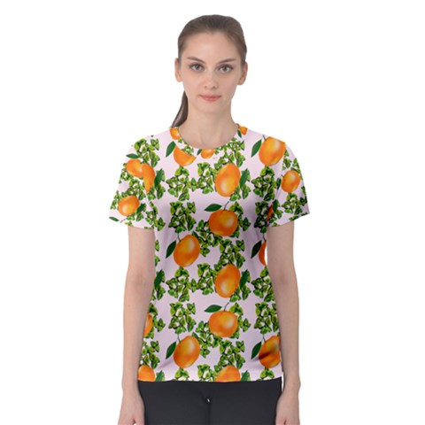 Citrus Tropical Orange Pink Women s Sport Mesh Tee by snowwhitegirl