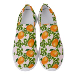 Citrus Tropical Orange Pink Women s Slip On Sneakers by snowwhitegirl