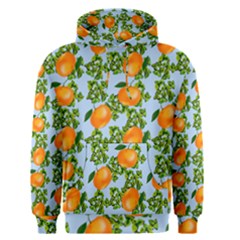 Citrus Tropical Orange Blue Men s Pullover Hoodie by snowwhitegirl