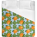 Citrus Tropical Orange Blue Duvet Cover (King Size) View1