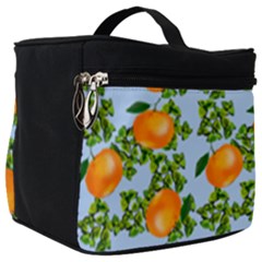 Citrus Tropical Orange Blue Make Up Travel Bag (big)