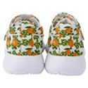 Citrus Tropical Orange White Women s Velcro Strap Shoes View4