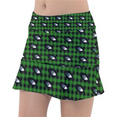 Eyes Green Plaid Tennis Skirt by snowwhitegirl