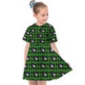 Eyes Green Plaid Kids  Sailor Dress View1