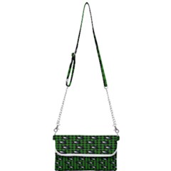 Eyes Green Plaid Mini Crossbody Handbag by snowwhitegirl